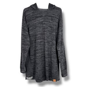 Paka sweater The Hoodie XXL baby alpaca pullover unisex charcoal gray Peru